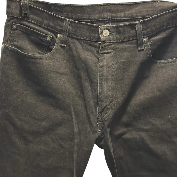 Levi's 502 Men's Black Jeans W38 L 36 - Picture 5 of 9